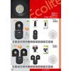 181907 4 cerny led reflektor 10w studena bila