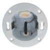183244 7 sede led vestavne svitidlo decently r2 3w denni bila