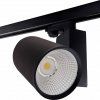 Černé LED 3F lištové svítidlo (Barva světla Denní bílá, Stmívatelnost Nestmívatelný, Výkon 20W)