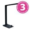 183790 13 cerna led stolni lampicka master 10w s bezdratovym nabijenim cct