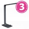 Šedá LED stolní lampička MASTER 10W s bezdrátovým nabíjením CCT