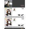 183850 3 led reflektor 30w s baterii work aku denni bila