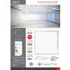 Stříbrný podhledový LED panel 600x600mm (Barva světla Teplá bílá, Stmívatelnost Stmívatelný, Výkon 45W)