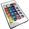1839 27 cerny rgb led reflektor 20w s ir dalkovym ovladacem