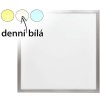 Stříbrný LED panel s rámečkem 600x600mm (Barva světla Teplá bílá, Stmívatelnost Nestmívatelný, Výkon 45W)
