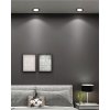 Černý vestavný LED panel kulatý 120mm (Barva světla Denní bílá, Stmívatelnost Nestmívatelný, Výkon 6W)