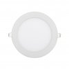 Stmívatelný bílý kruhový vestavný LED panel 175mm 12W studená bílá