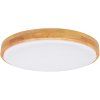 185229 1 led stropni svitidlo s dalkovym ovladacem 24w 420mm svetle drevo lena ctt