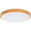 185229 7 led stropni svitidlo s dalkovym ovladacem 24w 420mm svetle drevo lena ctt