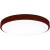 185235 7 led svitidlo s dalkovym ovladacem 24w 420mm tmave drevo lena