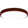185235 led svitidlo s dalkovym ovladacem 24w 420mm tmave drevo lena