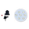 185244 1 cerna led stolni lampa 8w denni bila adept
