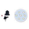 185244 6 cerna led stolni lampa 8w denni bila adept