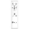 185286 2 bile led stropni kulate svitidlo 40w cct 3000 6500k nest