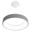 šedé LED závěsné kulaté svítidlo 40W CCT 3000-6500K NEST