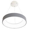 šedé LED závěsné kulaté svítidlo 40W CCT 3000-6500K NEST