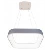 šedé LED závěsné čtvercové svítidlo 40W CCT 3000-6500K NEST