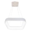 bílé LED závěsné čtvercové svítidlo 40W CCT 3000-6500K NEST