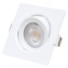 LED čtvercové výklopné svítidlo BART (Barva světla Teplá bílá, Stmívatelnost Stmívatelný, Výkon 5W)