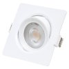 LED čtvercové výklopné svítidlo BART (Barva světla Teplá bílá, Stmívatelnost Stmívatelný, Výkon 5W)