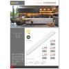 LED svítidlo pod kuchyňskou linku 147cm SLICK 22W CCT s vypínačem