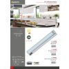 186081 4 led svitidlo pod kuchynskou linku 59cm ganys 10w cct s vypinacem