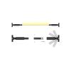 186099 12 led flexibilni pasek skyline 144w 12m denni bila