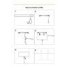 186111 5 bile linearni zavesne led svitidlo 120cm 48w denni bila