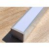 186114 1 stribrne linearni zavesne led svitidlo 120cm 48w denni bila