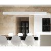 186114 stribrne linearni zavesne led svitidlo 120cm 48w denni bila