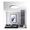 Bílý stropní LED panel 400mm 24W teplá bílá s čidlem