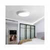 Bílý stropní LED panel 400mm 24W teplá bílá s čidlem
