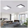 Černý stropní LED panel 400x400mm s čidlem (Barva světla Denní bílá, Stmívatelnost Nestmívatelný, Výkon 24W 400x400mm)