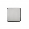 Černý stropní LED panel 400x400mm 24W denní bílá s čidlem
