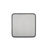 Černý stropní LED panel 400x400mm s čidlem (Barva světla Denní bílá, Stmívatelnost Nestmívatelný, Výkon 24W 400x400mm)