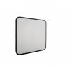 Černý stropní LED panel 400x400mm 24W denní bílá s čidlem