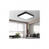 Černý stropní LED panel 400x400mm 24W denní bílá s čidlem