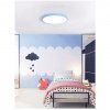 Modrý stropní LED panel 400mm s čidlem (Barva světla Denní bílá, Stmívatelnost Nestmívatelný, Výkon 24W 400mm)
