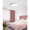 Růžový stropní LED panel 400mm s čidlem (Barva světla Denní bílá, Stmívatelnost Nestmívatelný, Výkon 24W 400mm)