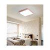 Růžový stropní LED panel 400x400mm s čidlem (Barva světla Denní bílá, Stmívatelnost Nestmívatelný, Výkon 24W 400x400mm)