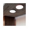 Šedý stropní LED panel 400mm 24W teplá bílá s čidlem