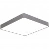 Šedý stropní LED panel 400x400mm 24W denní bílá s čidlem