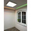 Šedý stropní LED panel 400x400mm s čidlem (Barva světla Denní bílá, Stmívatelnost Nestmívatelný, Výkon 24W 400x400mm)