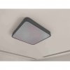 Šedý stropní LED panel 400x400mm 24W denní bílá s čidlem