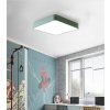 Zelený stropní LED panel 400x400mm 24W denní bílá s čidlem