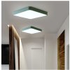 Zelený stropní LED panel 400x400mm 24W denní bílá s čidlem