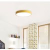 Žlutý stropní LED panel 400mm 24W denní bílá s čidlem