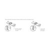 EUROPA LED KOMPLET nouzové svítidlo s piktogramem 2W schody nahoru 267x154mm