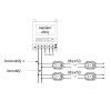 LED modul 0,72W 3725-170-12V 0,72W (Barva světla Studená bílá, Výkon 0,72W)