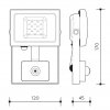 LEDMED VANA SMD S LED reflektor se senzorem